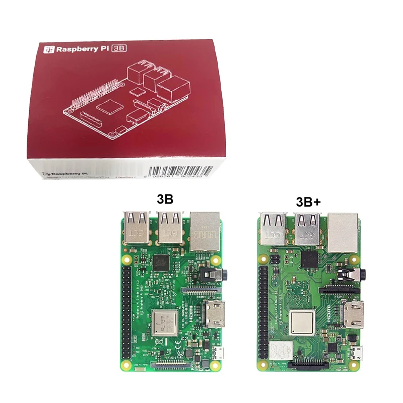 1Piece Raspberry Pi 3 Model B Plus/Raspberry 3 Model B Board 1.4GHz 64-bit Quad-core ARM Cortex-A53 CPU with WiFi & Bluetooth