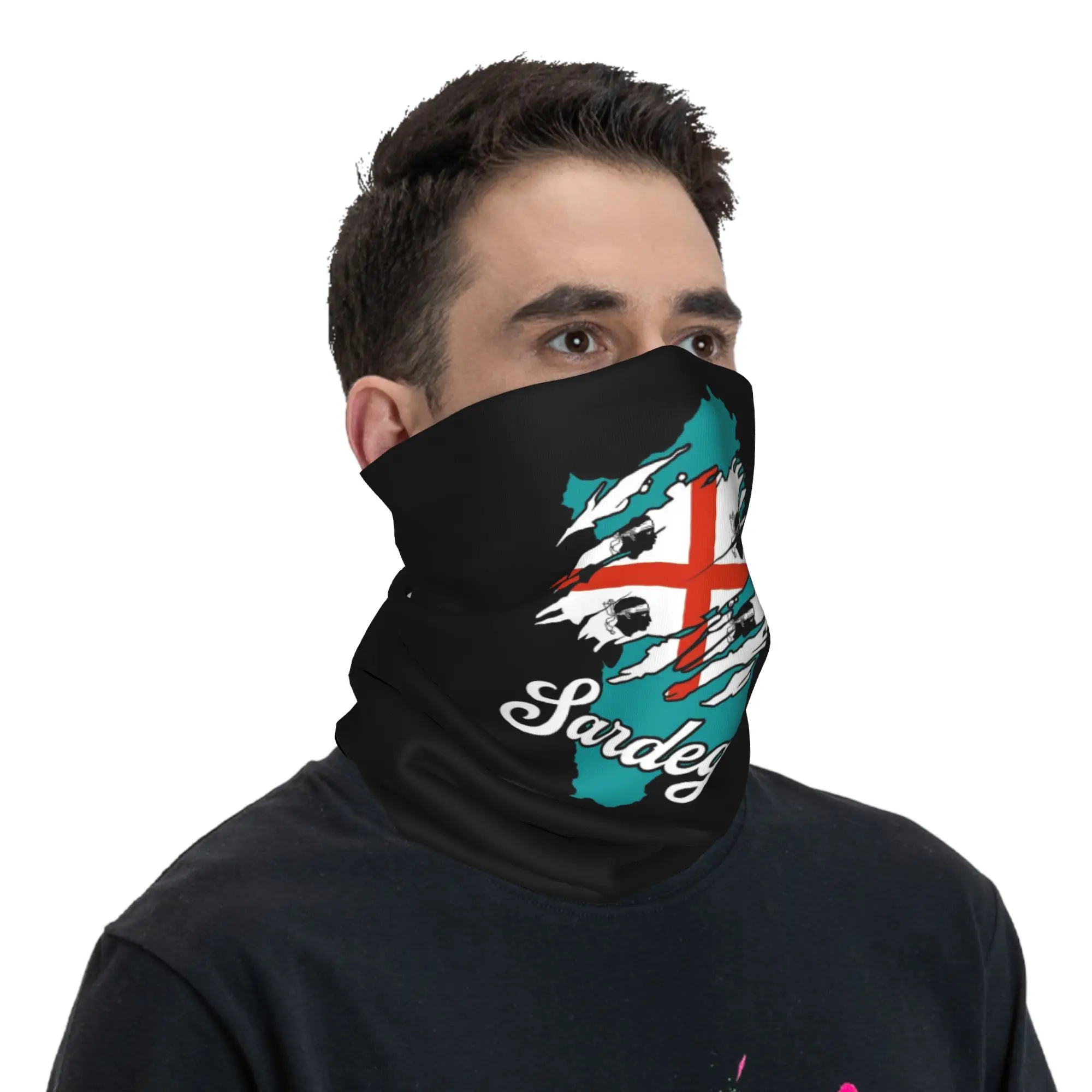 

Бандана с флагом Сардинии, гетры с принтом, шарф для лица, многофункциональная повязка на голову для бега для мужчин, женщин, взрослых, ветрозащитная