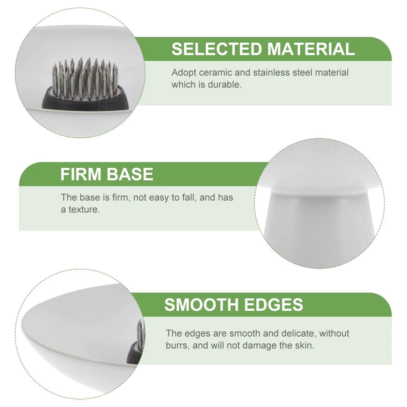 

1Set Stainless Steel Flower Vessel High Foot Ceramic Vase Decorative Flower Arrangement Tool Creative Floral Fixation Base Desk