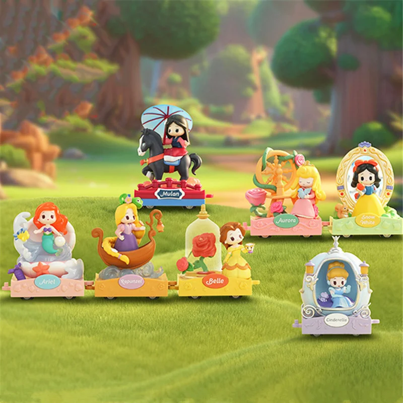 

Принцесса Диснея серии D-Baby, романтический парад, слепая коробка, игрушечное украшение для девочек, портативное модное игровое украшение в подарок