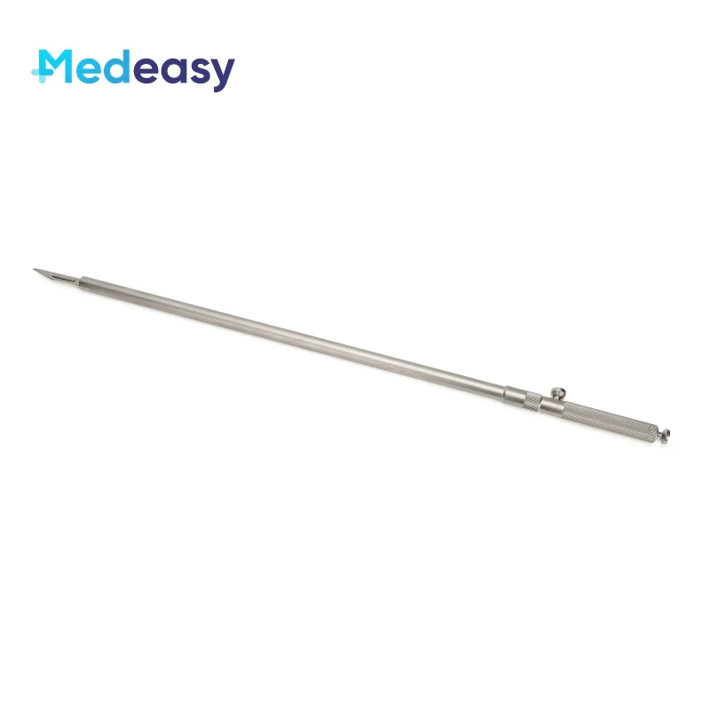 10*330mm Laparoscopic Surgical Bile Duct Knife, Reusable Scalpel Incision Knife