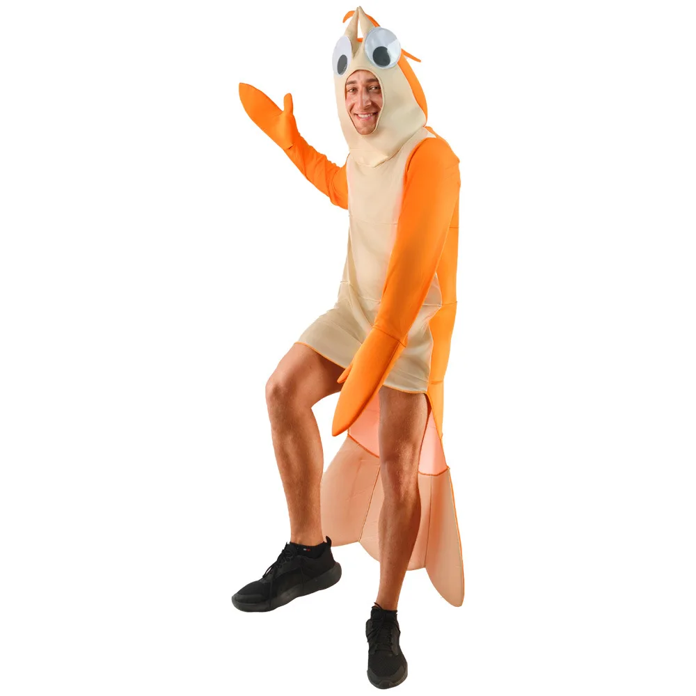 

Halloween Ocean Annual Conference Funny Party Costume Stage Performance Crab Animal Role Play Suit Marine Life Festival Dress