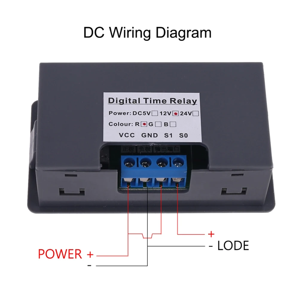 Delay Relay Module 5V 12V 24V Timer Relay 0.01s-999min Digital Timer Cycle Delay Switch Module AC 220V Power On-Off Controller