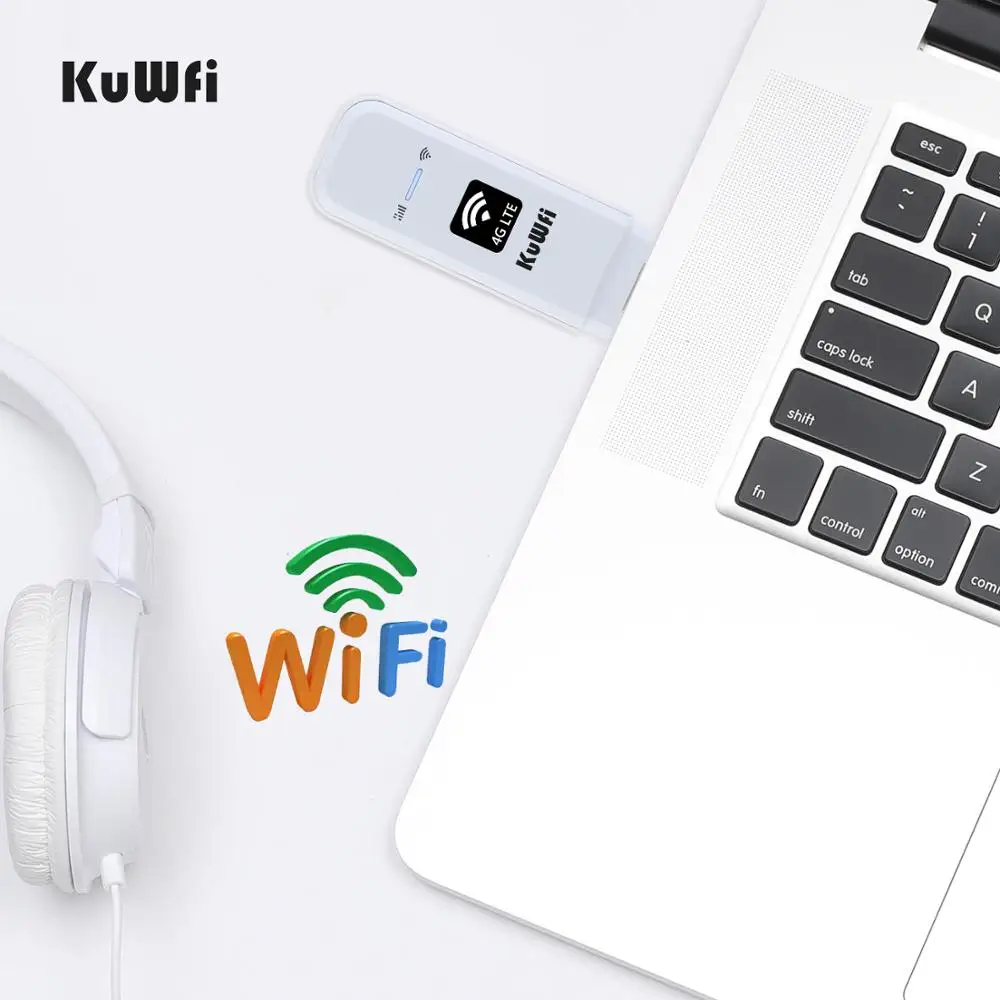 Imagem -02 - Kuwfi-roteador Portátil 4g Wifi 150mbps Modem Lte Usb Hotspot de Bolso Dongle Usb Adaptador Wifi Universal Desbloqueado