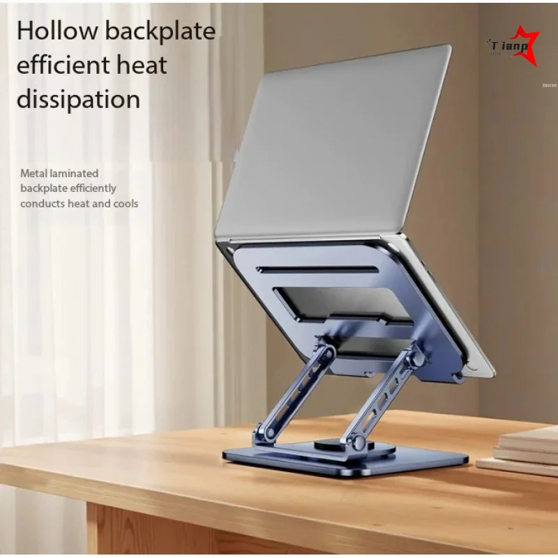360 Degree Rotatable Hollow Cooling Laptop Stand Elevated Support For 16/18
