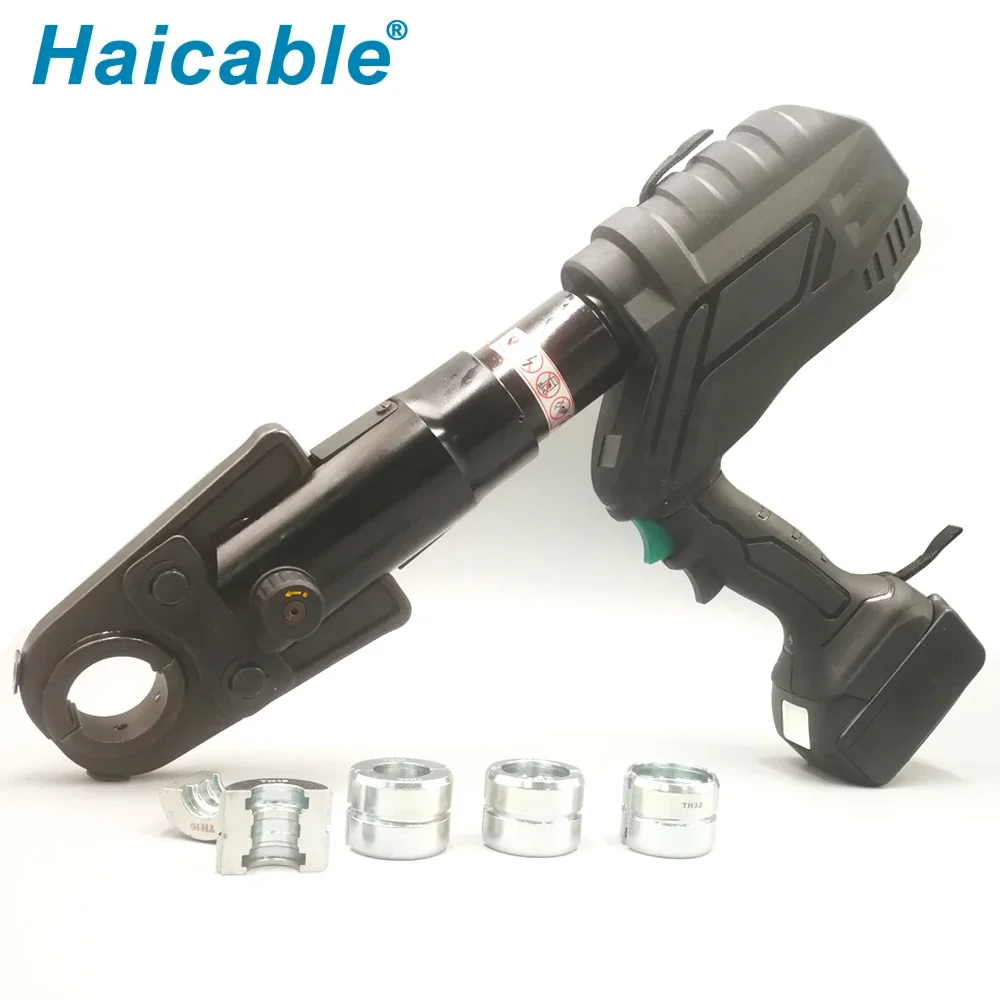 EMT-108K أدوات العقص الهيدروليكية بطارية ليثيوم أيون 108 مللي متر بطارية تركيب الأنابيب أدوات الصحافة للأنابيب متعددة الطبقات