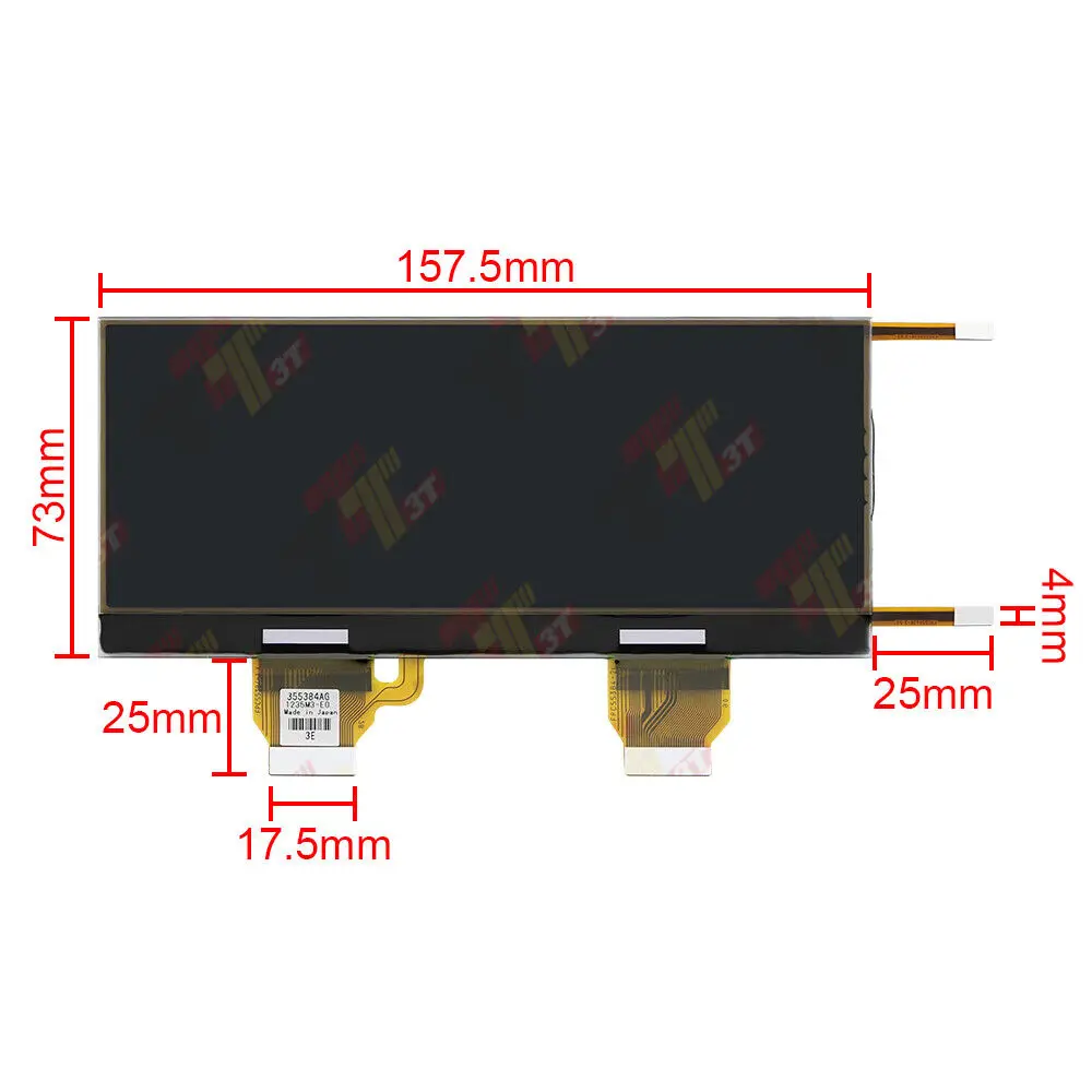 

Optrex Display 355384AG 1235M3-E0 With Two Connect Cable