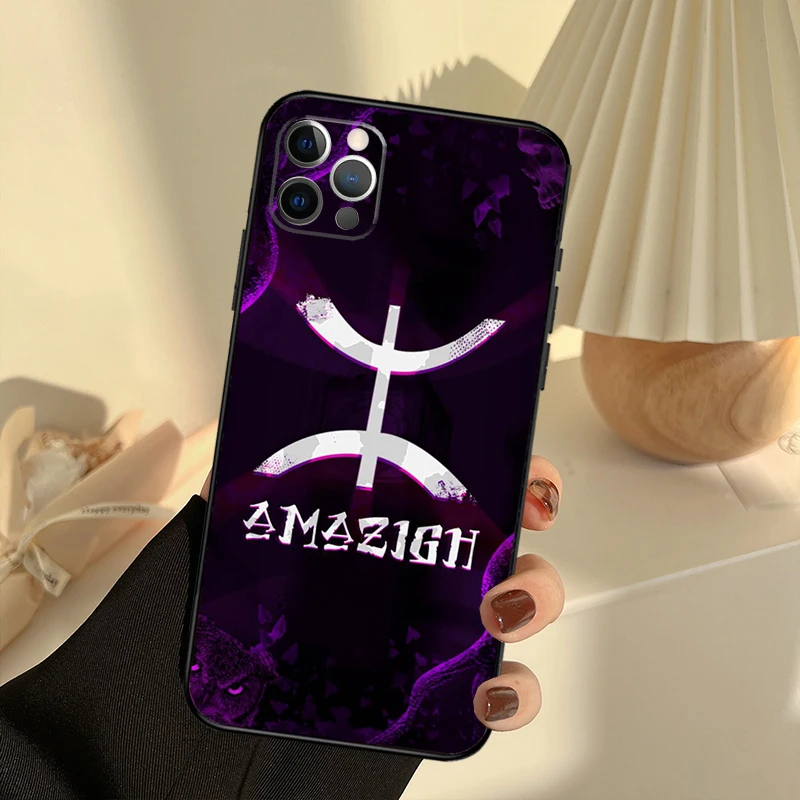 Amazigh Berber Flag Case For iPhone 11 12 13 14 15 16 Pro Max Cover For iPhone 13 12 Mini XR X XS Max Plus