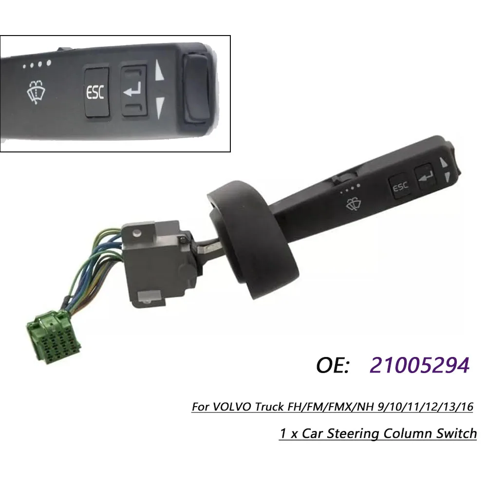 

Car Steering Column Switch Combination with Windscreen Wiper Switch for VOLVO Truck FH/FM/FMX/NH 9/10/11/12/13/16 21005294
