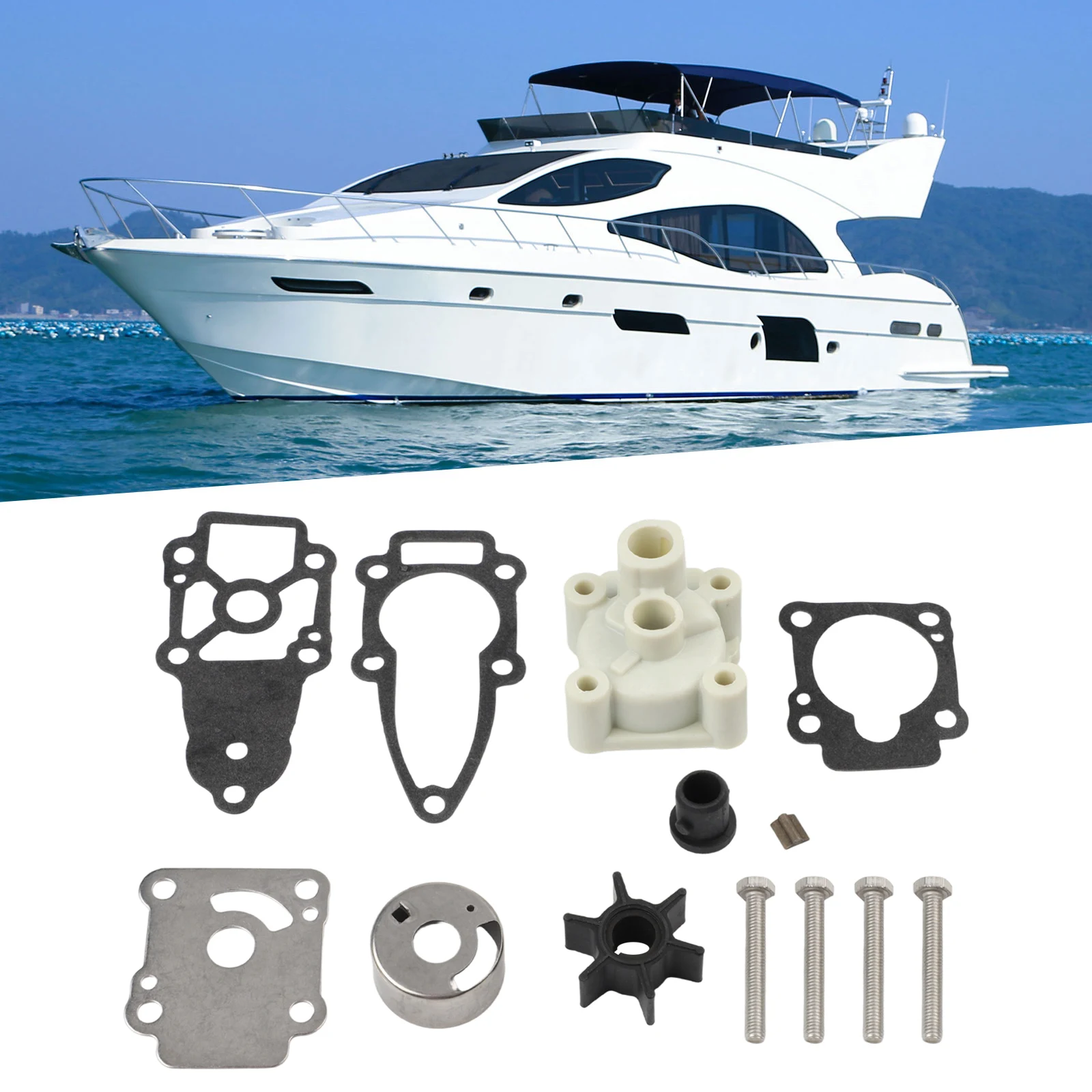 Boat Repair Engine Maintenance Kit As Shown In The Figure Marine Engine Maintenance Impeller Marine Performance