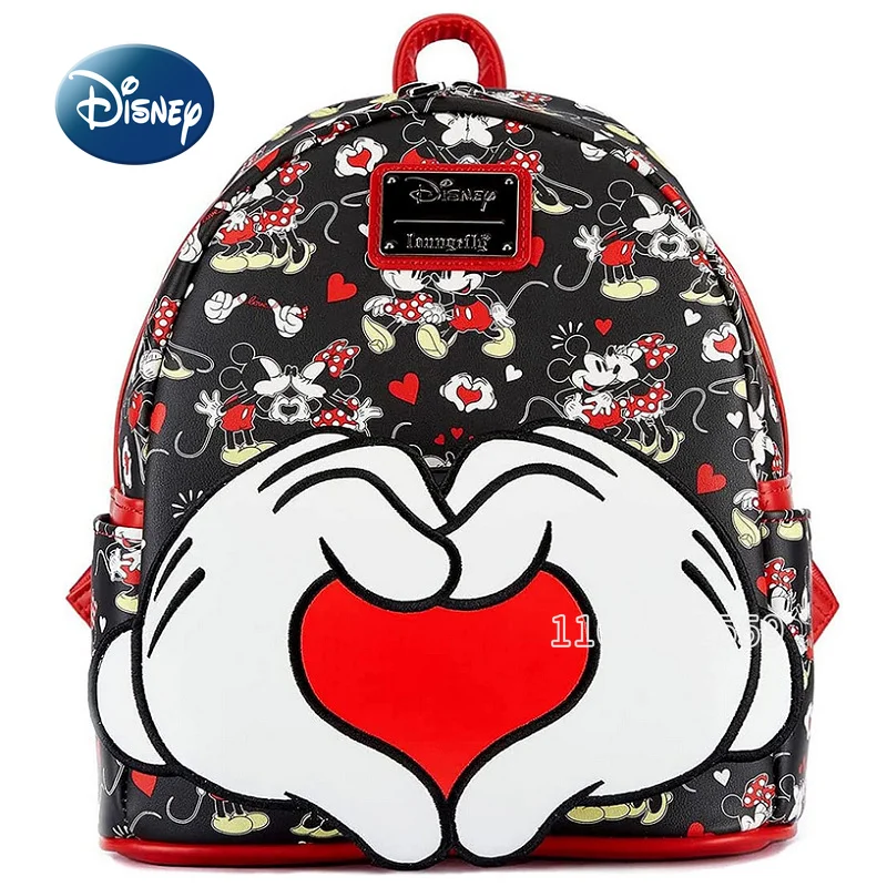 

Disney Mickey Minnie Original 2023 New Mini Backpack Luxury Brand Women's Backpack Cartoon Cute Fashion Children's Schoolbag