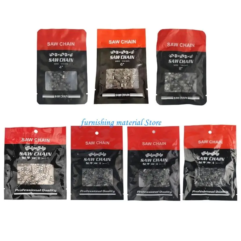 

Y5GD High Performances Metal Chainsaw Chain 4~16Inch Sturdy Replacement Blade For Electric Chainsaws Cutting Tool