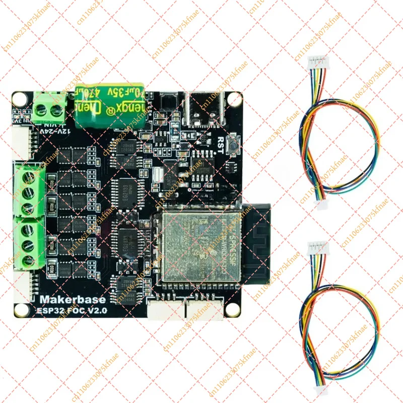 MKS ESP32 FOC V2.0 Dual Motor Controller - High Power SimpleFOC Shield for BLDC Brushless Servo