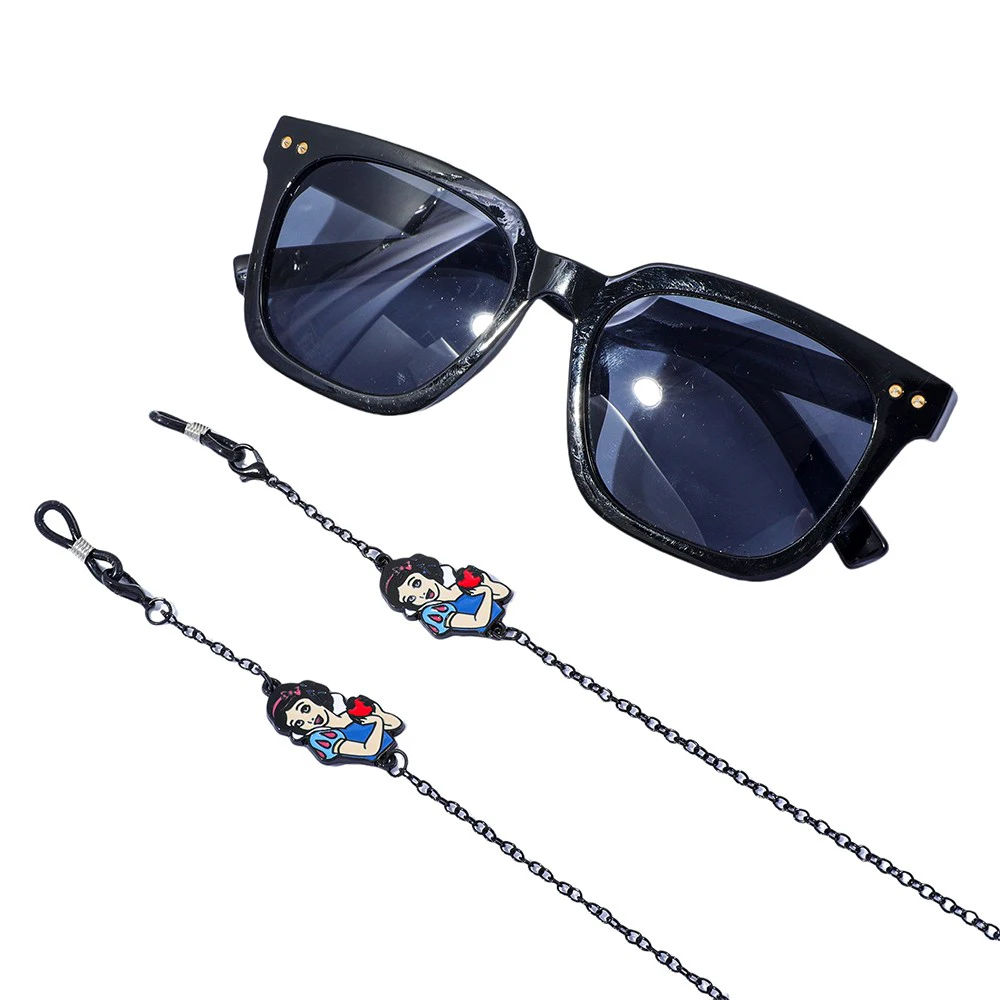 

Цепочка для очков Disney Белоснежки — подвеска с бантиком из красного яблока и золота, держатель для очков принцессы