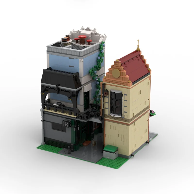 3101 pçs moc tudor boticário modelo modular blocos de construção arquitetura brinquedo diy presentes natal ideia criativa educação crianças