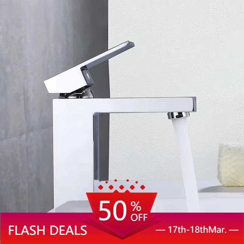 Watermark Faucet Single Handle Bathroom Faucet Basin Water Tap Hot Cold Water Saving 30% 10 A Partir De La Venta