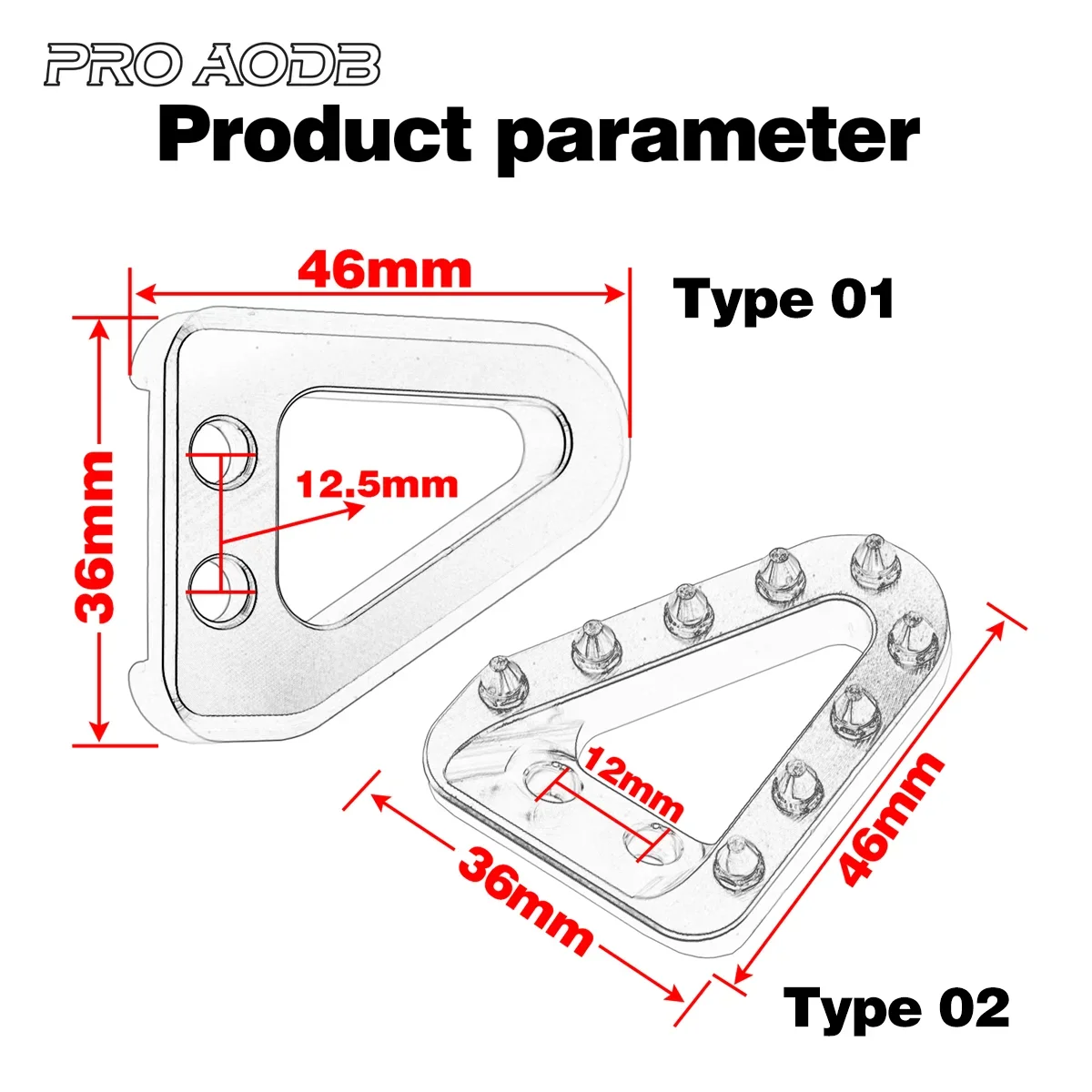 Motorcycle CNC Brake Pedal Lever Tip Plate For For KTM 125-530 SX-F EXC-F XC-F 250 350 450 XC 300 500 For HUSRBERG All 2008-2015