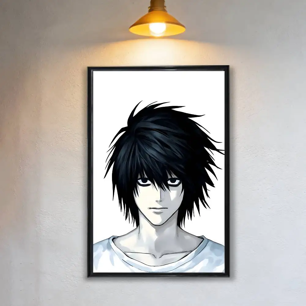 Impulse Mello Death Note insane L Lawliet Poster Prints Wall Art Picture Painting Living Room