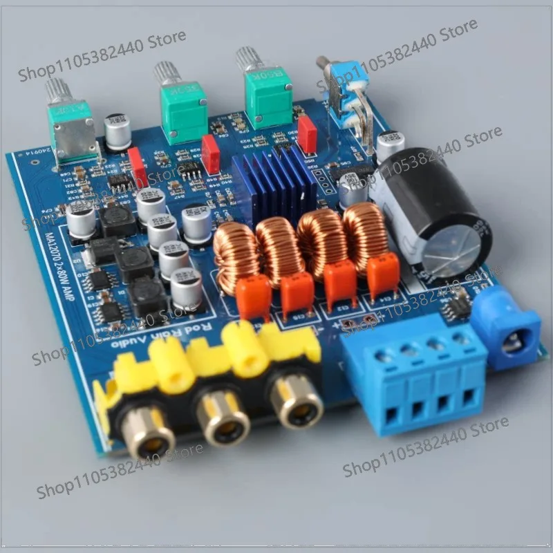 MA12070 2x80W Class D Amplifier Board with Tone Control, Stereo Digital Audio Amp Module for DIY Speakers