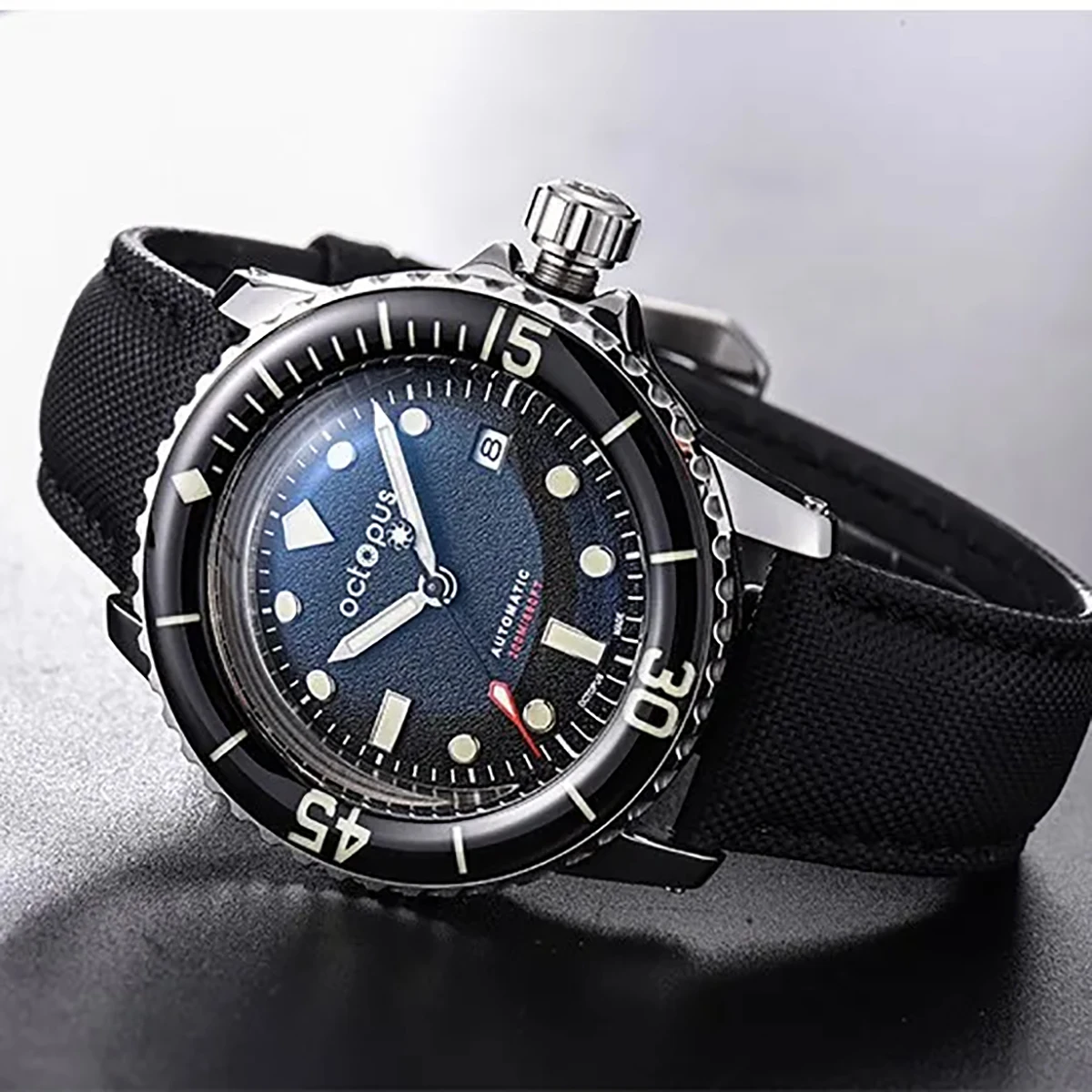 

Octopus Kraken 2024 New Nh35 Men's Automatic Mechanical Watch Sapphire Stainless Steel Waterproof 10Bar Night Light C3 Watch