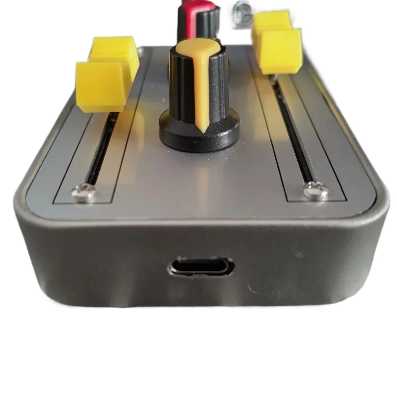 Mini MIDI CC Controller Metal Texture Fader Knob Hand Drawn String Adjuster For Studio Production Music Performance
