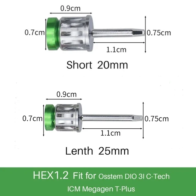Kit prothétique de tournevis à couple pour implant dentaire, tournevis à cliquet, outils de réparation universels pour implant dentaire, 10-70NCM
