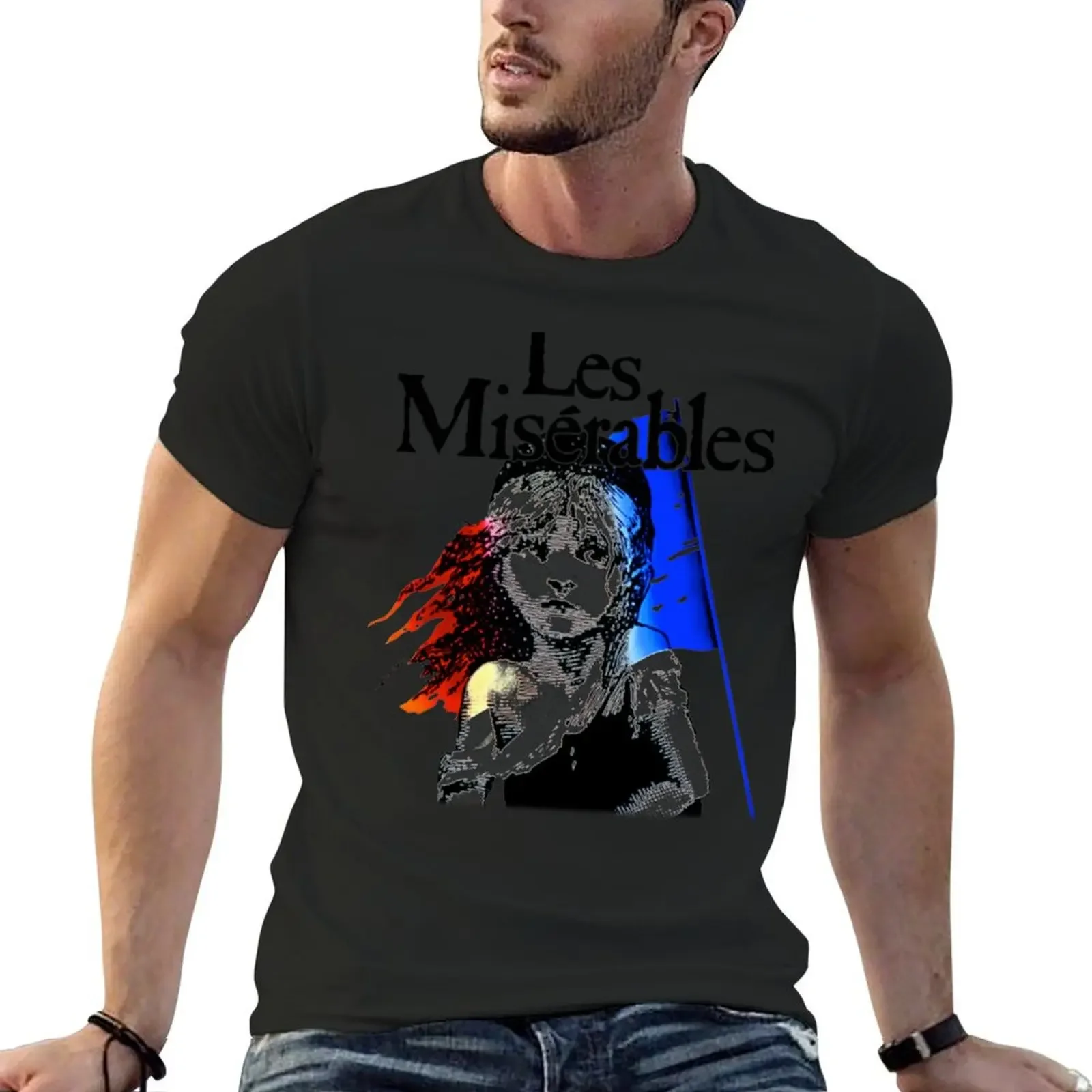 

Les Miserables ( black ) T-Shirt oversized graphic tee sports fans essential t shirt anime men t shirts