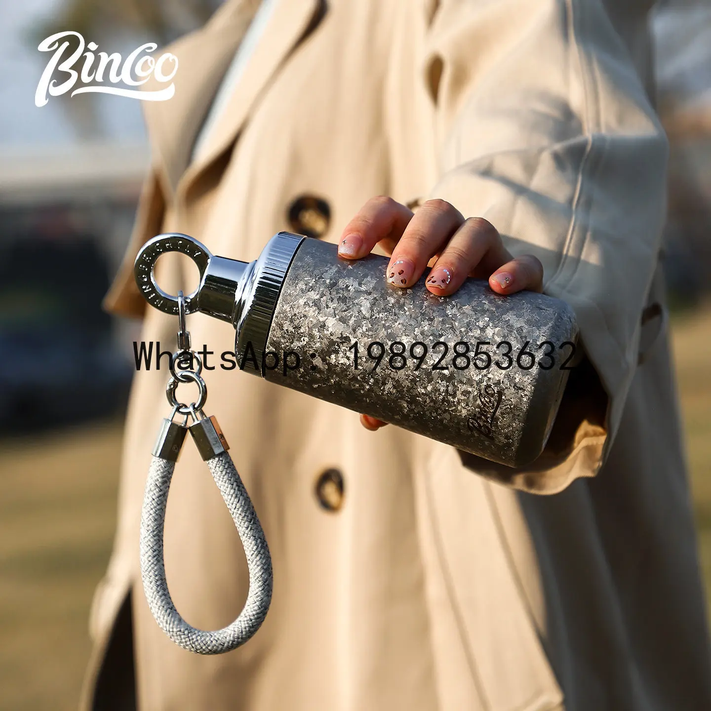 XL titanium cup pure titanium thermos cup high value girls straw  outdoor portable coffee cup