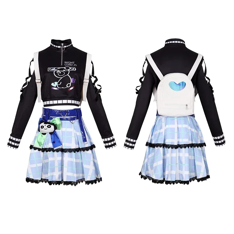 

Аниме проект Sekai красочный косплей костюм Asahina Mafuyu Mizuki Yoisaki Kanade Shionome Ena костюм с сумкой костюмы QWE2025