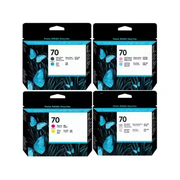 หัวพิมพ์แท้ใหม่ 70 รุ่น C9404A C9406A C9405A C9407A สำหรับเครื่องพิมพ์ HP Z2100 Z3100 Z3200 Z5400 หัวพิมพ์ HP70