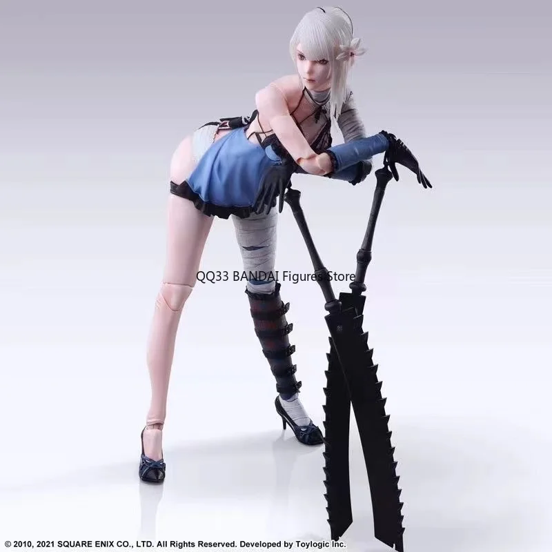 Original SQUARE ENIX PLAY ARTS NieR Replicant Kaine Action Figure Active Joints Model Hobbies Collectibles Gift