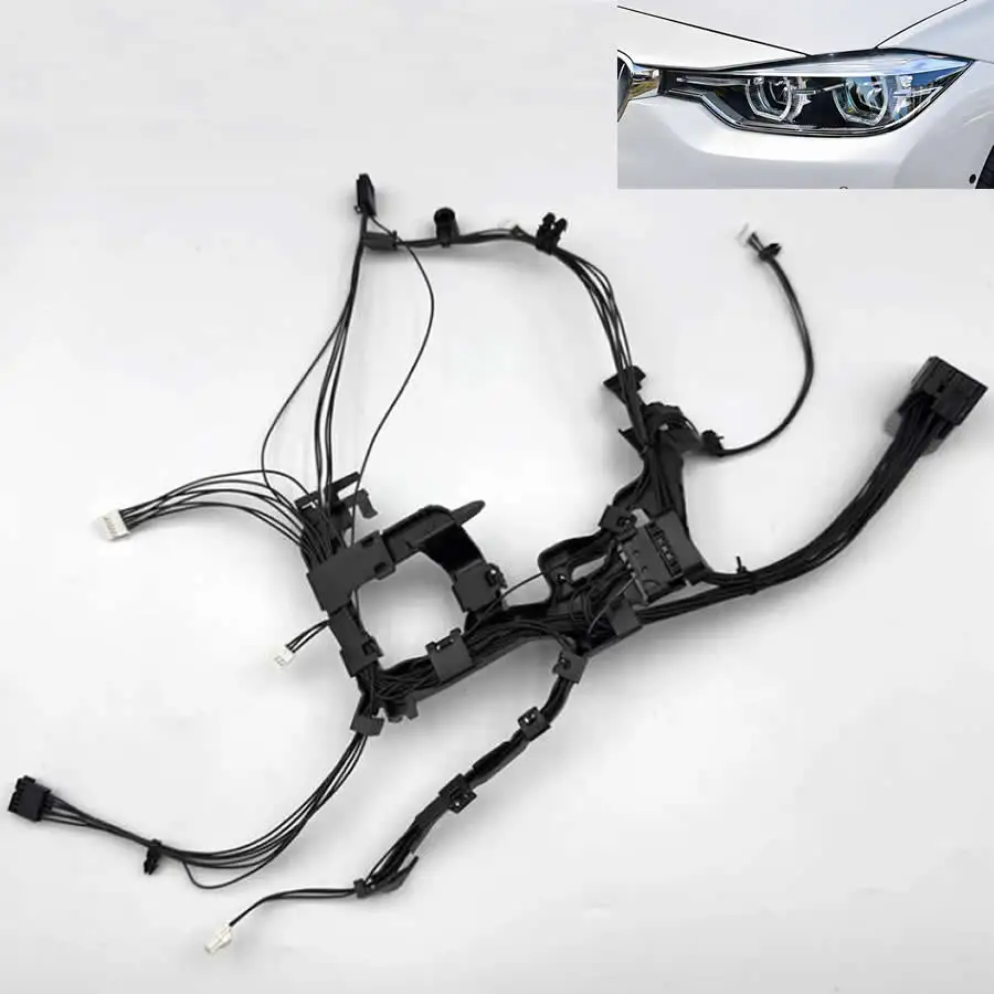 

Для BMW 3 серии F35 2016 2017 2018 2019 светодиодный жгут проводов фар, внутренний жгут проводов фар с AFS, 1 шт.