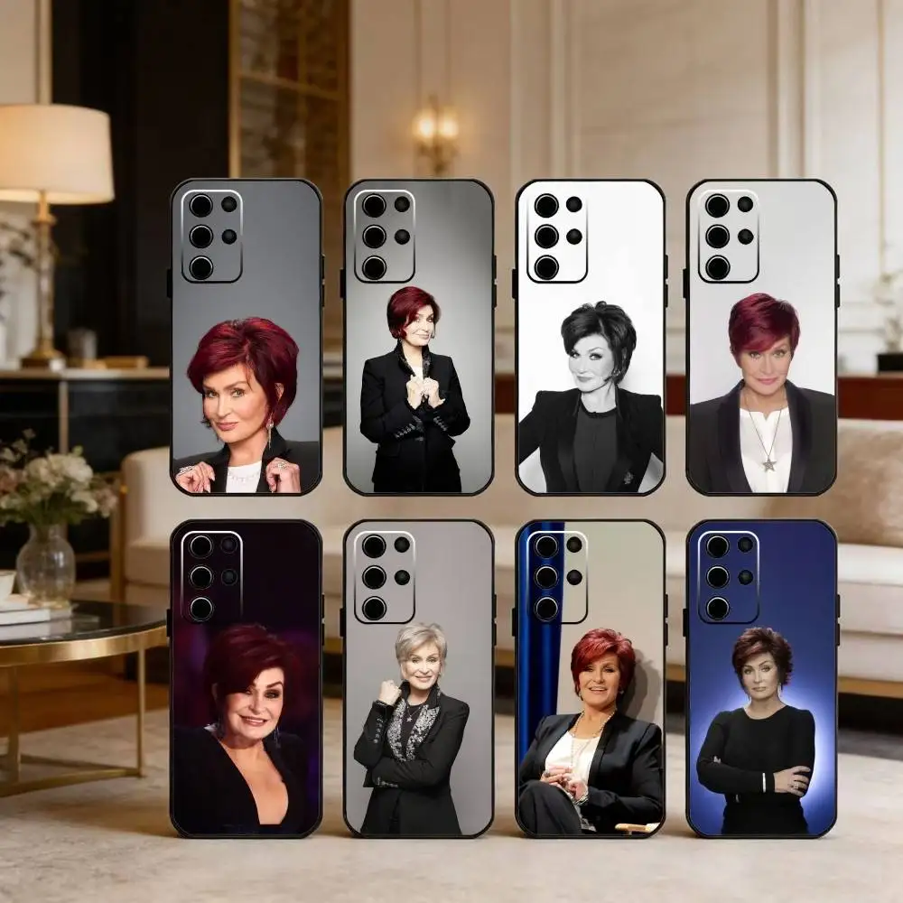 

S-Sharon O-Osbourne Phone Case For Samsung S25,S24,S21,S22,S23,S30,Ultra,S20,Plus,Fe,Note,5G Black Cover