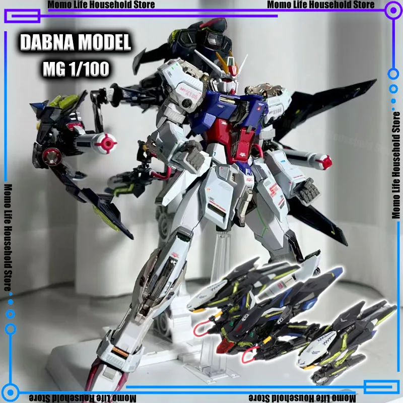 

DABAN 8830 MG 1/100 MB GAT-X105 Lightning Strike GAT-X105+P204QX Assembly Model Kits Action Figure Robot Plastic Model Toys