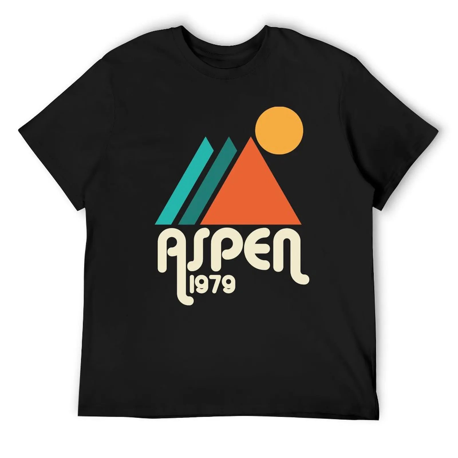 ASPEN 1979 T-Shirt boys whites blacks Men's clothing