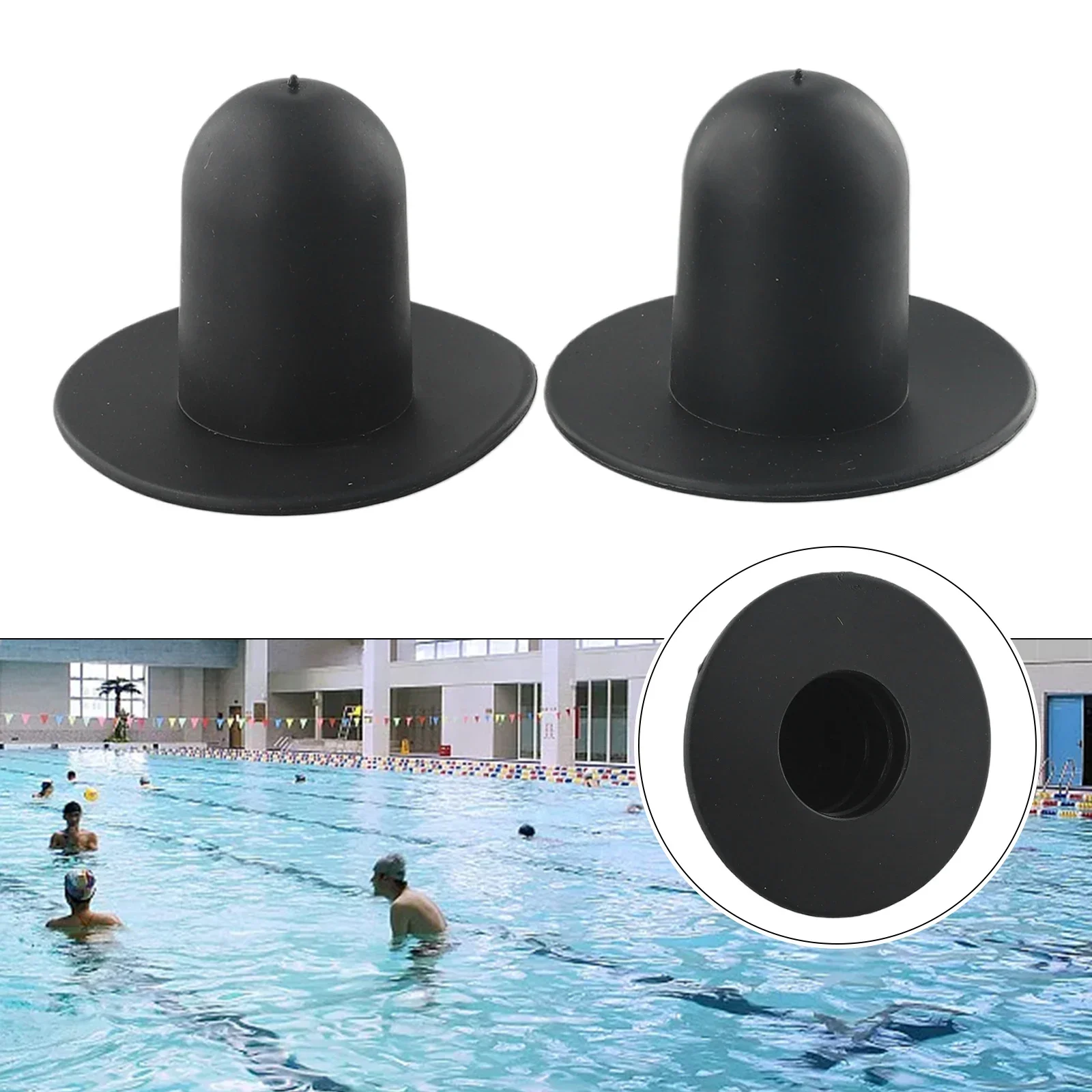 Swimming Pool Plugs Tools Hole Plug Hole Plug Stopper Plastic Stopper Swimming Pool Wall Plug 2.3 Inches 1.14 Inch