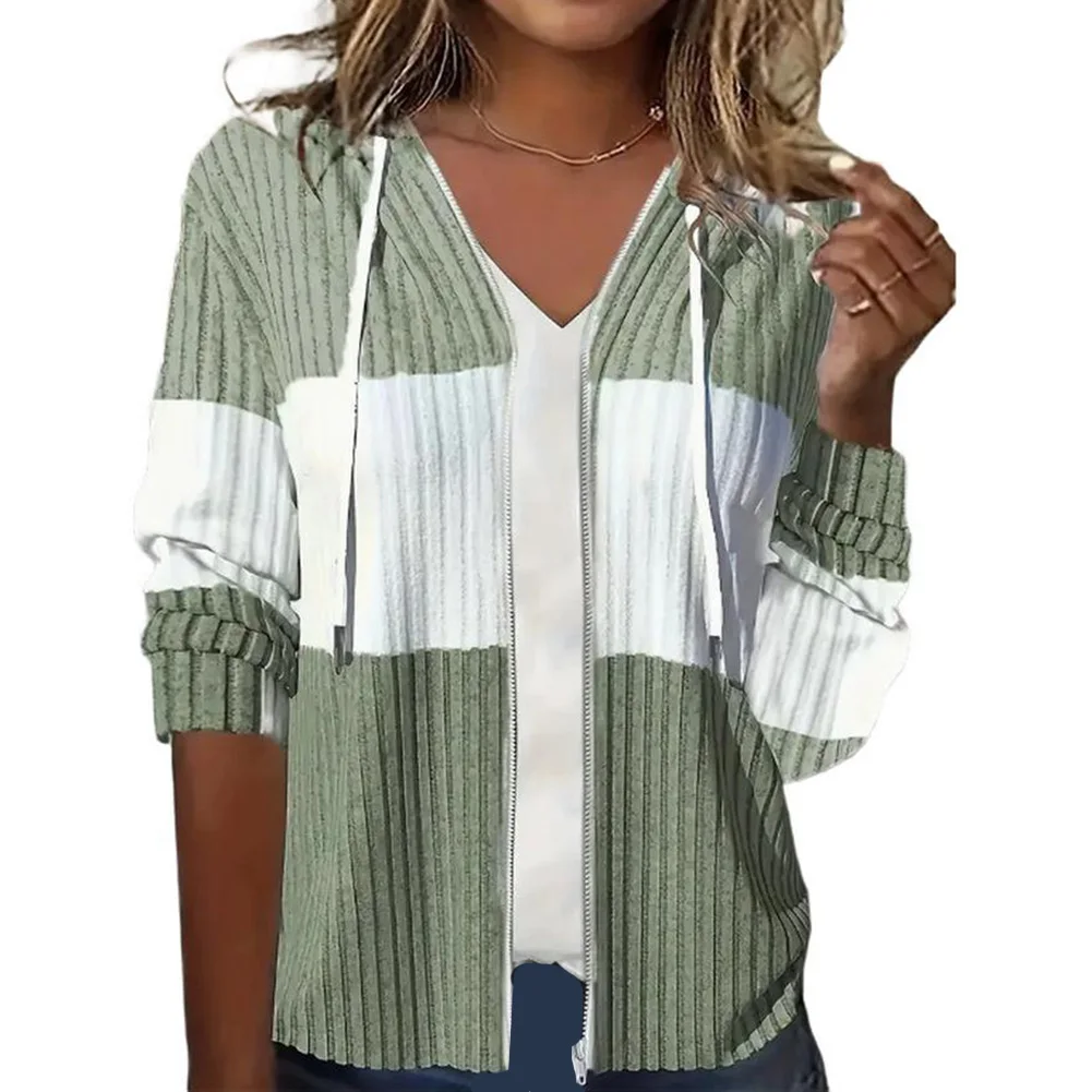 

Теплая весенняя верхняя одежда, повседневное пальто с капюшоном, повседневное пальто для мероприятий, черная толстовка на молнии спереди для женщин, удобная одежда