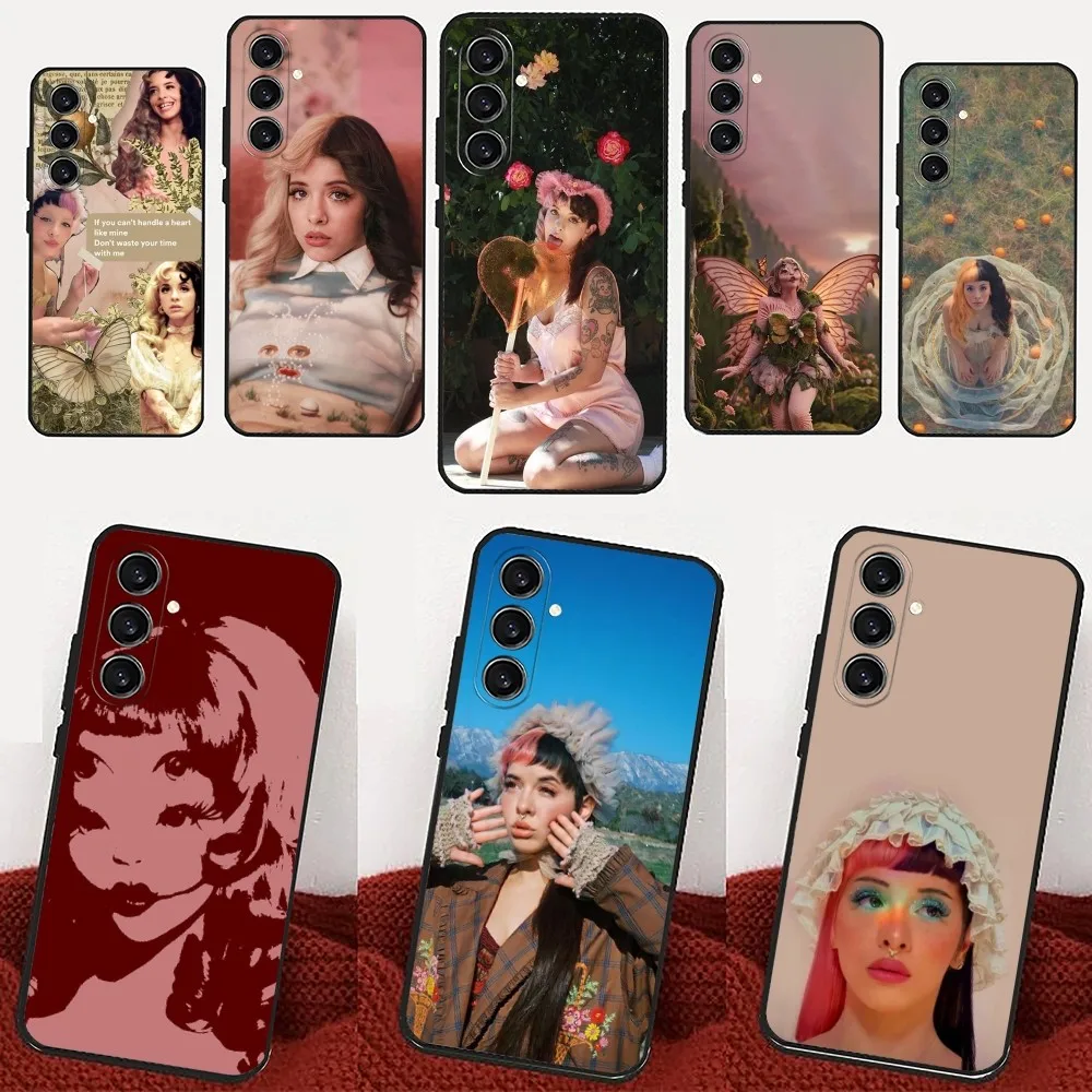 Singer M-Melanie Martinez-S Phone Case For Samsung Galaxy A13,21s,22,31,32,52,53,71,80,91 Black Soft Cover