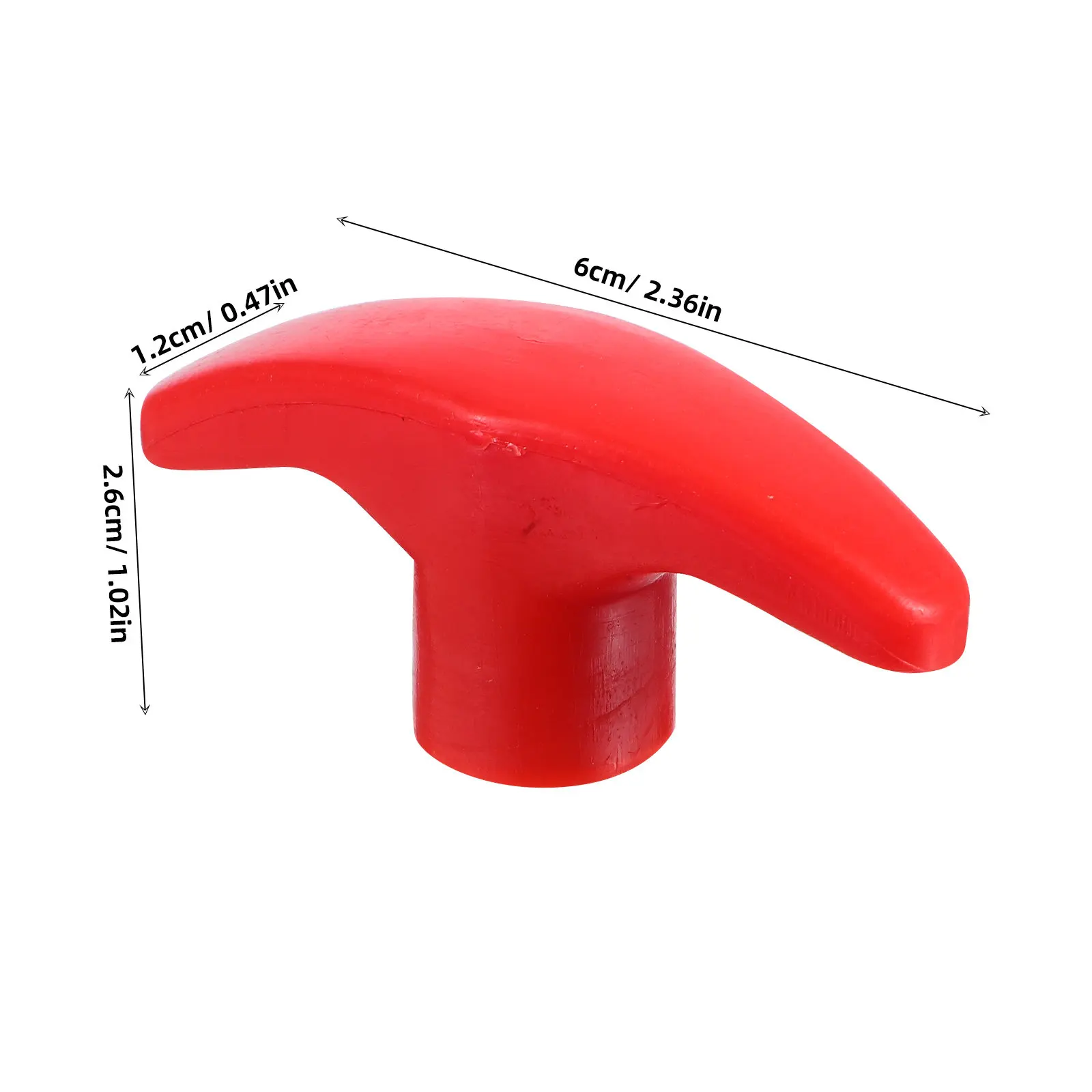 2Pcs Gym Rotating Handle Ball Head Knob T-Handle Replacement for Home Exercise Equipment Fitness Accessories Workout Handles