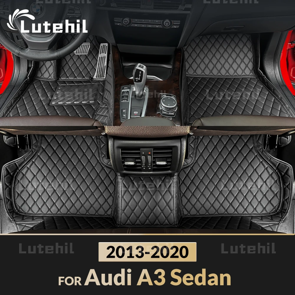 

Автомобильные коврики luтехil для Audi A3 Sedan 2013 2014 2015 2016 2017 2018 2019 2020, индивидуальные подставки под ноги, аксессуары для интерьера