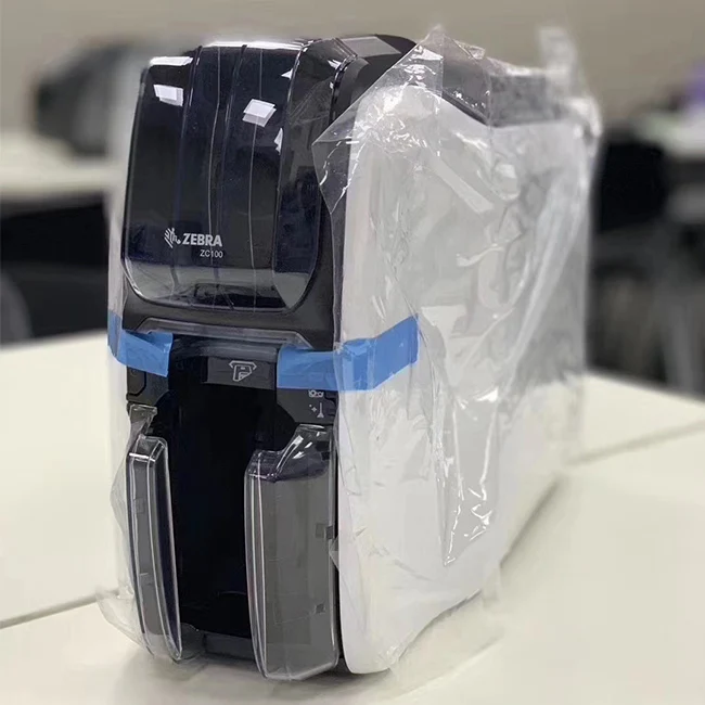 

Original Zebra ZC100 Single Side Plastic Pvc Card Printer 300Dpi Desktop Printer
