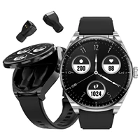 Reloj inteligente TWS con auriculares para hombre y mujer, función NFC, rastreador deportivo, Monitor de ritmo cardíaco, reducción de ruido, reloj inteligente