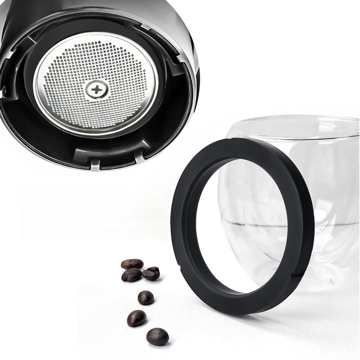 For Coffee Machine Maintenance As Shown Shower Screen Gasket Replacement Even Water Distribution Detachable Components