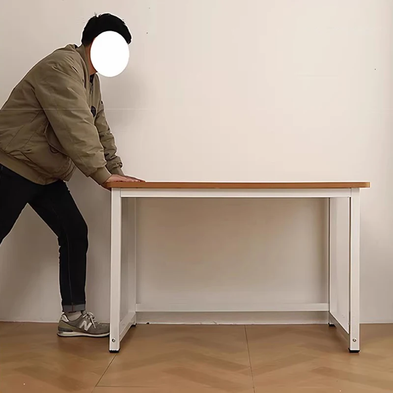 โต๊ะทำงานไม้สไตล์มินิมอล ดีไซน์หรูหราสำหรับห้องนอน โต๊ะทำงานขนาดใหญ่ สไตล์ยุโรป นอร์ดิก สวยงามไม่ซ้ำใคร