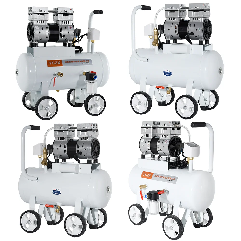 Ensemble de pompes à vide à piston à deux étages, haute pression, rapports 160L/min, KPa 220V, 600W, sans huile, stockage d'air 20L, précieux support de rosée personnalisé