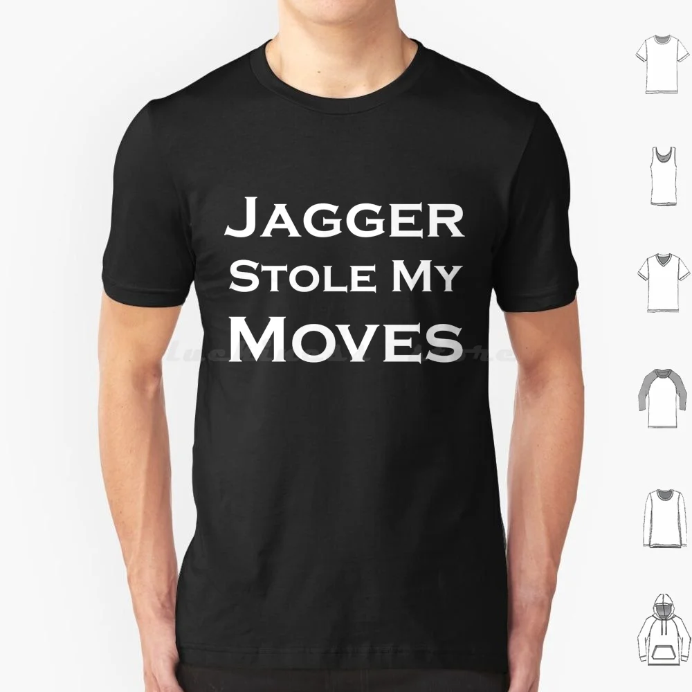 Jagger roubó mis movimientos camiseta 6xl algodón Cool camiseta música Jagger Mick guitarra Blues banda juvenil Vintage clásico alma genial