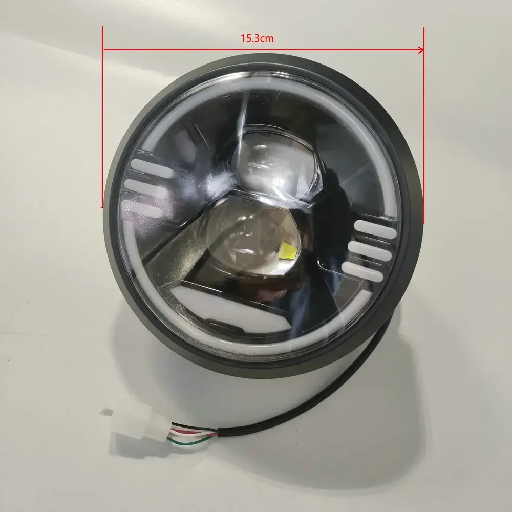 Electric Bicycle Headlamp Assembly Four Seasons Star Far-Reaching Third-Generation 009 Refitted With Bright LED Lighting Headla