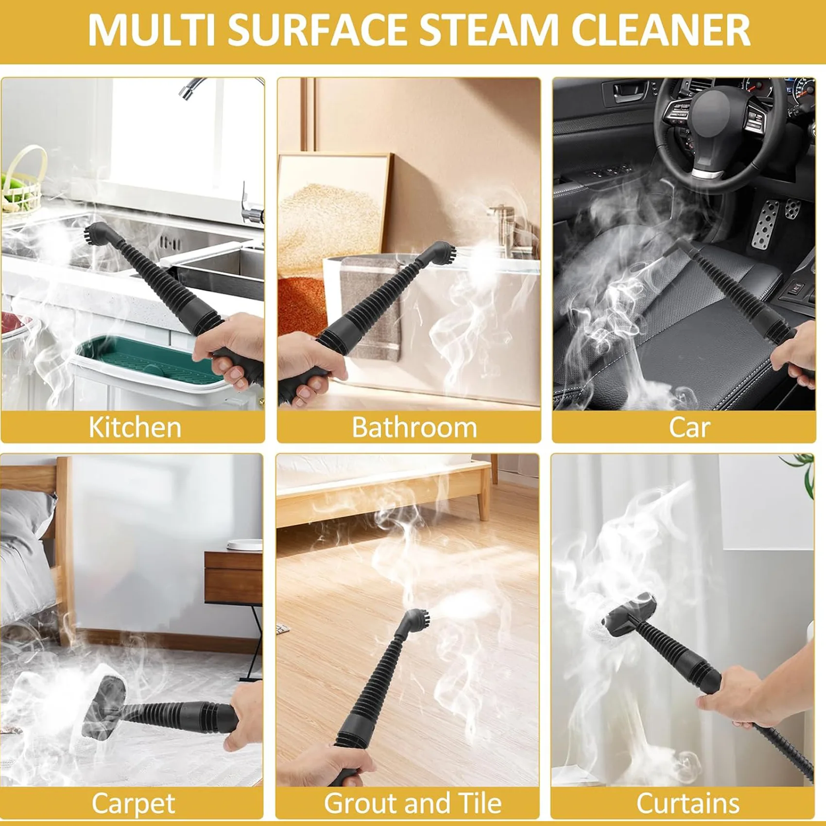 Handheld High Temperature Steam Cleane Household Sterilization Air Conditioner Kitchen Hood Steam Cleaner Tools Home Appliance