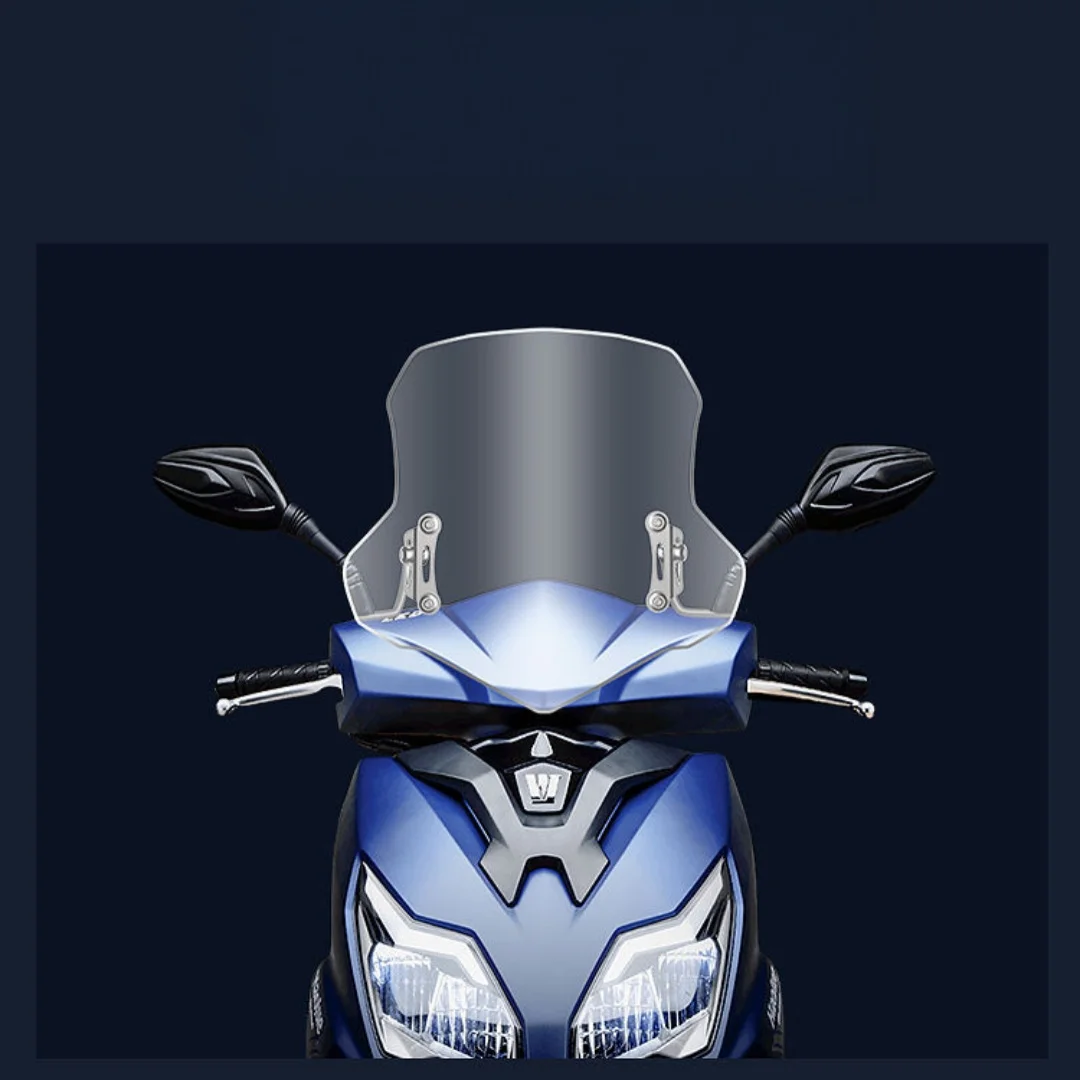For Haojue AFR125 motorcycle modification parts: front windshield rain shield cover modification accessories