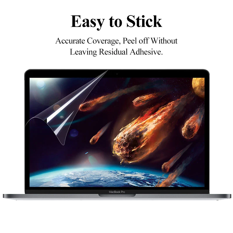 Screen Protector for MacBook All Models Air 13 M1 M2 Pro 13 14 15 16 Touch Bar Max Cover HD Film Soft Guard Accessories